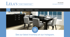 Desktop Screenshot of lelasfinefurniture.com